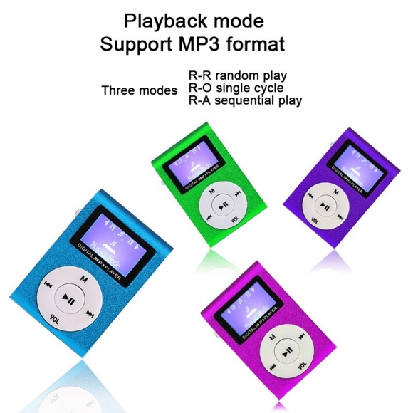 World's smallest MP3 multimedia player, retro look clips on w expandable memory - Picture 4 of 7